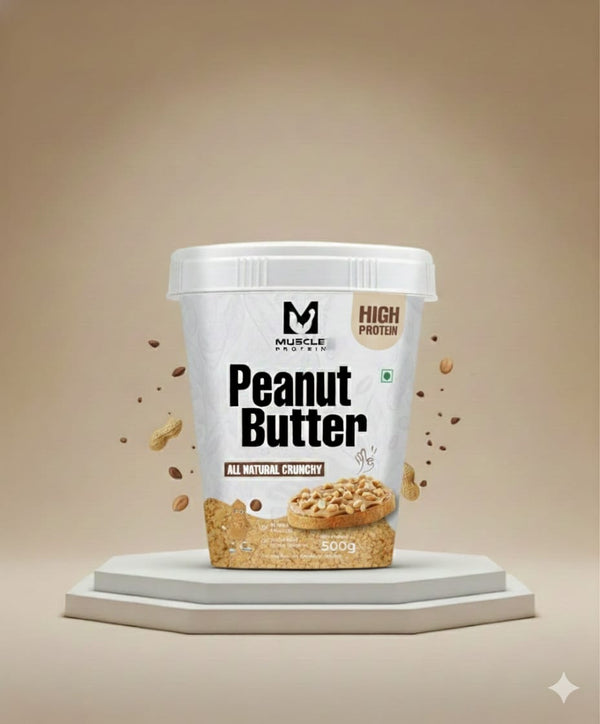 All  Natural chrunchy Peanut butter with Added Whey (30% Protein)